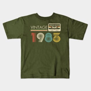 Vintage 1983 Limited Edition Cassette Kids T-Shirt